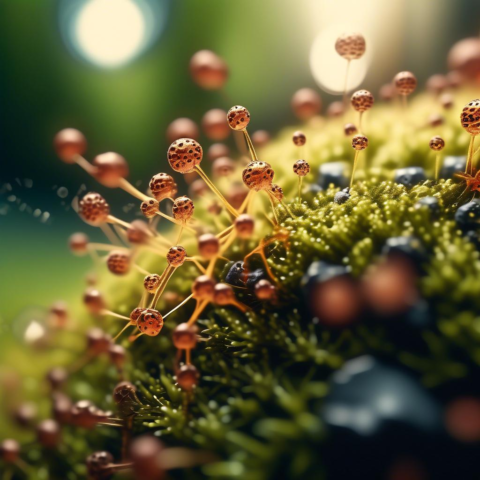 Virus unter dem Mikroskop