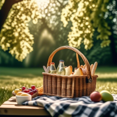 Praktischster Picknickkorb Für 4 Personen