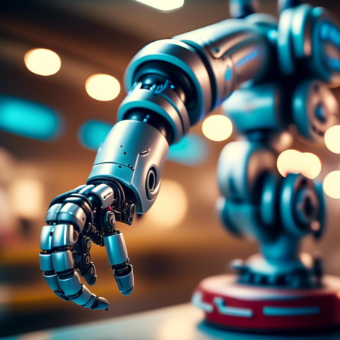 Roboter Arm Kosmos Hydraulik