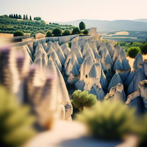 Warum sind die Kalksteinformationen in der Provence, Frankreich, so faszinierend?