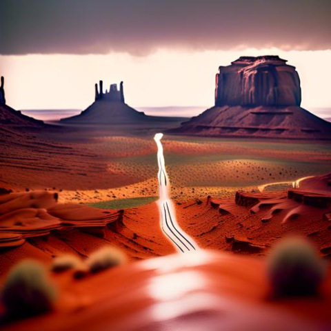 Wie beeinflusst das Wetter die Erosion von Sandstein in Monument Valley, USA?