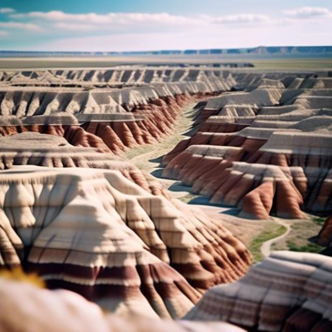 Welche Rolle spielt die Erosion bei der Entstehung der Badlands in den USA?