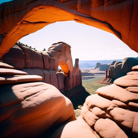 Wie entstanden die bizarre Steinformationen im Arches-Nationalpark, USA?