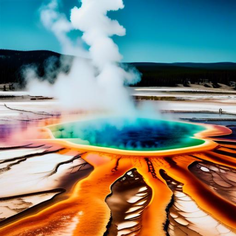 Warum ist der Grand Prismatic Spring im Yellowstone-Nationalpark so farbenfroh?