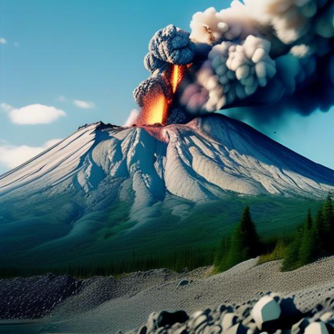 Warum ist der Mount St. Helens in den USA ein Beispiel für einen explosiven Vulkan?